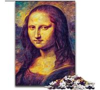 Puzzle da 1000 pezzi per adulti, Gioconda, per decorare la casa, ideale come regalo di Natale e Capodanno per adolescenti, 50x75cm