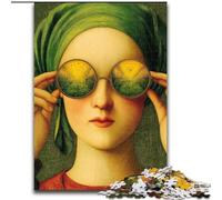 Puzzle da 1000 pezzi per adulti Gioconda Puzzle in legno, regalo perfetto per compleanni, feste e decorazioni per la casa, dimensioni 50X75cm