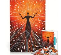 Puzzle da 1000 pezzi per adulti "Gioia ed Energia Donna" gioco pratico decorazione da parete adatto per la decorazione della scrivania 50x75cm