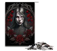 Puzzle da 1000 pezzi per adulti giovane ragazza vampiro idee regalo per giocattoli educativi intellettuali decompressivi 75x50cm