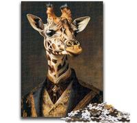 Puzzle da 1000 pezzi per adulti Giraffe Art Family Fun tutta la famiglia dai 14 anni in su 50x75cm