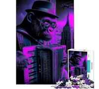 Puzzle da 1000 pezzi per adulti giungla urbana gioco antistress regalo di compleanno gioco stimolante (38x52cm)