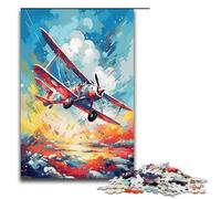 Puzzle da 1000 pezzi per adulti Gliders è circondato da schizzi Un sacco di puzzle colorati divertenti per tutta la famiglia con poster abbinato e foglio di quiz 75x50 cm