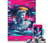Puzzle da 1000 pezzi per adulti Glitch in Time IV, gioco interattivo, decorazione da parete, adatto per la decorazione della scrivania 50x75cm