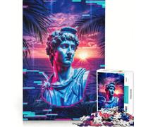 Puzzle da 1000 pezzi per adulti Glitch in Time V, gioco interattivo, decorazione da parete, adatto per la decorazione della scrivania 38x52cm