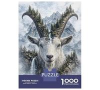 Puzzle Da 1000 Pezzi Per Adulti Goat The Mountain’s Eternal Protector Puzzle Per Adolescenti Gioco Per Famiglie Migliora La Memoria Difficile E Stimolante 52x38cm/1000pcs
