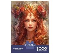 Puzzle Da 1000 Pezzi Per Adulti Golden Crowned Princess Puzzle Giochi Rilassanti Taglio Di Precisione Regali Unici Per Compleanni E Occasioni Speciali 52x38cm/1000pcs