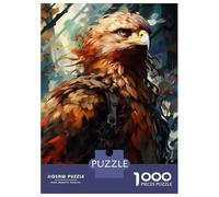 Puzzle Da 1000 Pezzi Per Adulti Golden Eagle Art Print Puzzle Per Adulti Giochi Per Famiglie Sfida Difficile Regali Unici Per Compleanno E Natale 38x26cm/1000pcs