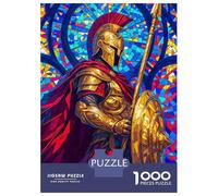 Puzzle Da 1000 Pezzi Per Adulti Golden Spartan Puzzle Per Adulti Gioco Rompicapo Assemblaggio Di Modelli Difficile E Impegnativo 52x38cm/1000pcs