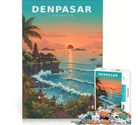 Puzzle da 1000 pezzi per adulti Golden Sunset Over Bali Island
