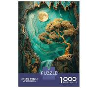 Puzzle Da 1000 Pezzi Per Adulti Golden Tree In The Cave Puzzle Per Adolescenti Giochi Rilassanti Regali Per Donne Regali Per Amici E Familiari 52x38cm/1000pcs