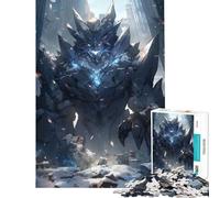 Puzzle da 1000 pezzi per adulti Golem di ghiaccio gioco intellettuale gioco impossibile per tutta la famiglia regalo per donne e uomini (dimensioni 38x52cm)