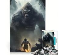 Puzzle da 1000 pezzi per adulti, gorilla fantasy, boss finale, gioco pratico, decorazione per la casa, compleanno e Natale 38x26cm