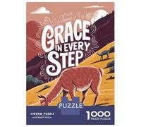 Puzzle Da 1000 Pezzi Per Adulti Grace in Every Step Illustration Puzzle Per Adulti Giochi Per Famiglie Ma Divertenti E Spiritosi Regalo Di Compleanno, Regali, 52x38cm/1000pcs