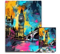 Puzzle da 1000 pezzi per adulti, Graffiti Big Ben, Puzzle, Sfida mentale, Regalo perfetto per adolescenti e decorazioni per la casa, 26X38CM/10,23x14,96 pollici