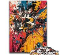 Puzzle da 1000 pezzi per adulti Graffiti Bitcoin Gioco Giocattoli Ogni pezzo è unico - Gioco divertente e stimolante per tutta la famiglia 50x75cm