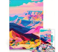 Puzzle da 1000 pezzi per adulti, Grand Canyon, Deserto, Gioco Impossibile, Interazione genitore-figlio, Lista dei desideri con Babbo Natale 50x75cm