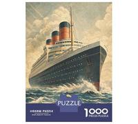Puzzle Da 1000 Pezzi Per Adulti Grand Ocean Liner Sailing Through Waves Puzzle Per Adulti Gioco Rompicapo Regalo Di Compleanno Regali Di Compleanno E Unici 38x26cm/1000pcs