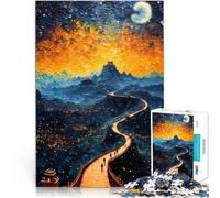 Puzzle da 1000 pezzi per adulti Grande Muraglia artistica Vacanza a casa: uccidere il tempo Decorazioni e regali unici per la casa 75x50cm