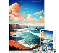 Puzzle da 1000 pezzi per adulti Great Ocean Road dipinto a olio giocattoli antistress regali per donne e uomini gioco educativo interazione genitore-figlio dimensioni 38x52cm