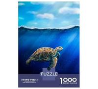 Puzzle Da 1000 Pezzi Per Adulti Green Sea Turtle Puzzle Per Adulti Gioco Rompicapo Assemblaggio Di Modelli Difficile E Impegnativo 38x26cm/1000pcs