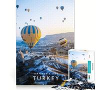 Puzzle da 1000 pezzi per adulti,grotta della Cappadocia,decorazione,esercizio mentale,divertimento casual,regalo di Natale (38x52cm)