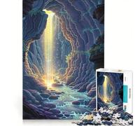 Puzzle da 1000 pezzi per adulti Grotta della Foresta Magica Gioco Pratico Migliora la Memoria Compleanni e altre occasioni 50x75cm