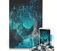 Puzzle da 1000 pezzi per adulti, Grotta delle lucciole, gioco impossibile, analisi e logica, per rafforzare l'amore tra le coppie 38x52cm