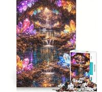 Puzzle da 1000 pezzi per adulti "Grotta delle Meraviglie Vibrante" gioco interattivo allena la mente e la mano ogni pezzo è unico 50x75cm