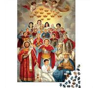 Puzzle da 1000 Pezzi per Adulti Gruppo Santi Cristiani: Coro Natalizio Tradizionale Gioco Divertente e Sfidante per la Famiglia e Ottima Idea Regalo 38x26cm/1000 pezzi
