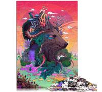 Puzzle da 1000 pezzi per adulti guardia forestale decorazione per la casa, puzzle un'opera d'arte, adatto per adolescenti dai 14 anni e oltre 50 x 70 cm