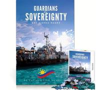 Puzzle da 1000 pezzi per adulti "Guardiani della Sovranità",taglio preciso,gioco stimolante per la mente,gioco rilassante,scena natalizia (38x26cm)