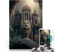 Puzzle da 1000 pezzi per adulti Guardiano del Tempio per il giocattolo di sfida del gioco educativo Regalo di compleanno, regali, arte murale 38x26cm
