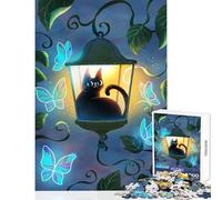 Puzzle da 1000 pezzi per adulti Guardiano della luce e farfalle Giocattolo Decorazione da parete Ottimo regalo per giochi di famiglia Migliora l'amore tra coppie Dimensioni 50x75cm