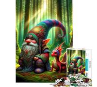Puzzle da 1000 pezzi per adulti "Guardiano della Radura" gioco rompicapo per adulti che migliora la memoria ideale come regalo (dimensioni 50x75cm)