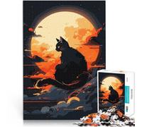 Puzzle da 1000 pezzi per adulti Guardiano Lunare Difficile da completare ma divertente e umoristico Gioco educativo per compleanno e Natale 52x38cm