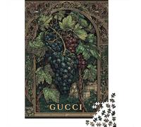 Puzzle Da 1000 Pezzi Per Adulti Gucci Art Deco Poster Puzzle Per Adulti Giochi Rilassanti Sfida Difficile Per Compleanno, Natale 70x50cm/1000pcs