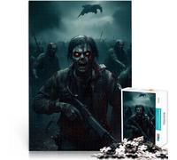 Puzzle da 1000 pezzi per adulti Guerra degli zombi Difficile da completare ma divertente e umoristico Decorazioni e regali unici per la casa 52x38cm
