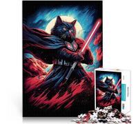 Puzzle da 1000 pezzi per adulti Guerre del gatto nero Antistress Vacanza in patria Uccidere il tempo Adatto per la decorazione del desktop 38x52cm
