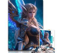 Puzzle da 1000 pezzi per adulti guerriere fantasy 1000 pezzi per adolescenti giocattoli giochi educativi antistress collezione di artisti belle arti (50x75cm)