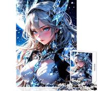 Puzzle da 1000 pezzi per adulti Guerriero di Cristallo Luna gioco educativo anime per divertimento in famiglia giocattolo decorativo da parete difficile e stimolante (38x26cm)