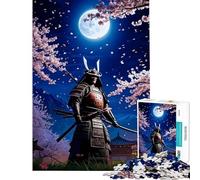 Puzzle da 1000 pezzi per adulti guerriero samurai giapponese stimola la mente ideale per attività in famiglia e giochi rilassanti adatto a partire dai 14 anni (38x52cm)