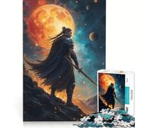 Puzzle da 1000 pezzi per adulti: Guerriero Samurai sulla collina gioco interattivo migliora la memoria collezione d'artista belle arti 50x75cm