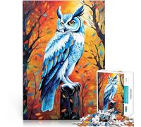 Puzzle da 1000 pezzi per adulti Gufo Aiuta il cervello ad allenare i giocattoli che creano dipendenza per coltivare la pazienza grande regalo 52x38cm