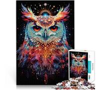 Puzzle da 1000 pezzi per adulti gufo impegnativo gioco regali antistress Staycation Uccidi il tempo per e adolescenti dai 14 anni in su 50 x 75 cm