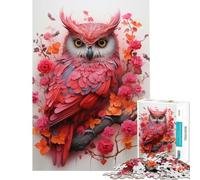 Puzzle da 1000 pezzi per adulti Gufo in volo silenzioso Gioco di logica e analisi difficile stimolante per la mente adatto a ragazzi dai 14 anni in su 38x26cm