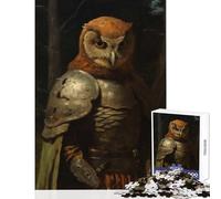 Puzzle da 1000 pezzi per adulti gufo oscuro cavaliere giocattolo decorazione da parete opera d'arte regalo gioco pratico migliora l'amore tra coppie dimensioni 50x75cm