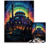 Puzzle da 1000 pezzi per adulti Hagia Sophia in Turchia puzzle di carta Halloween Pasqua Capodanno 1000 pezzi (38x26 cm)