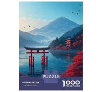 Puzzle Da 1000 Pezzi Per Adulti Hakone Torii Gate And Pagoda Puzzle Per Adulti Giocattolo Decorazione Da Parete Decorazione Perfetta Ottimo Regalo Per I Giocatori 70x50cm/1000pcs
