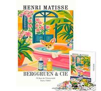 Puzzle da 1000 pezzi per adulti Henri Matisse Fennec Fox Bath Art Giocattolo educativo Regalo per compleanni Giochi rilassanti Collezione di artisti Belle arti Dimensioni 38x26cm